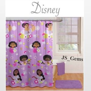 New Disney Encanto Home Pink Bathroom Shower Curtain